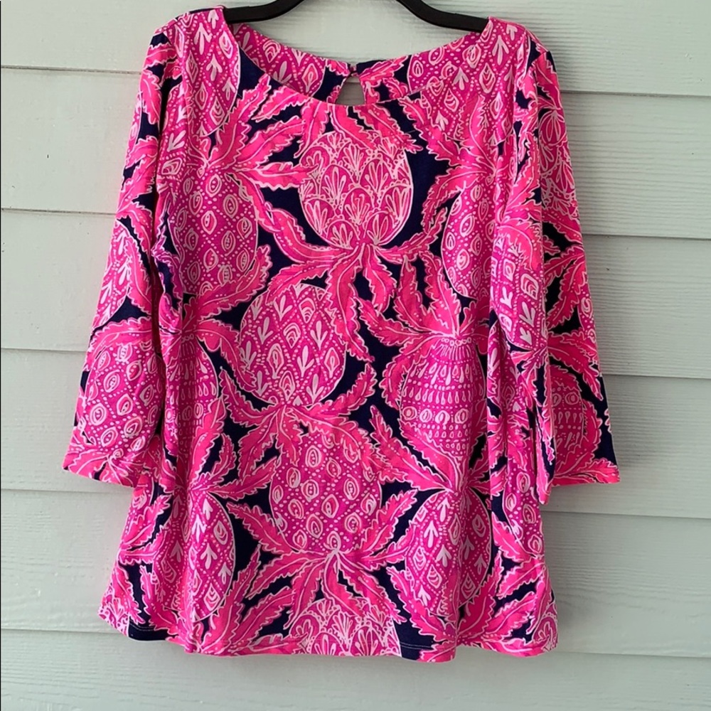 Lilly Pulitzer Pineapple Print Top